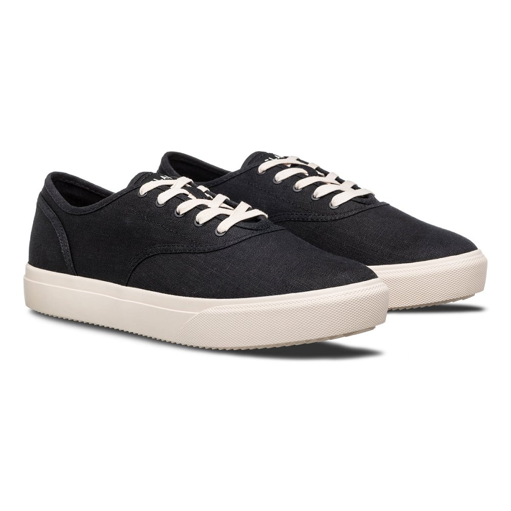 CLAE AUGUST Shoes Womens USA759-T46 In Black Hemp